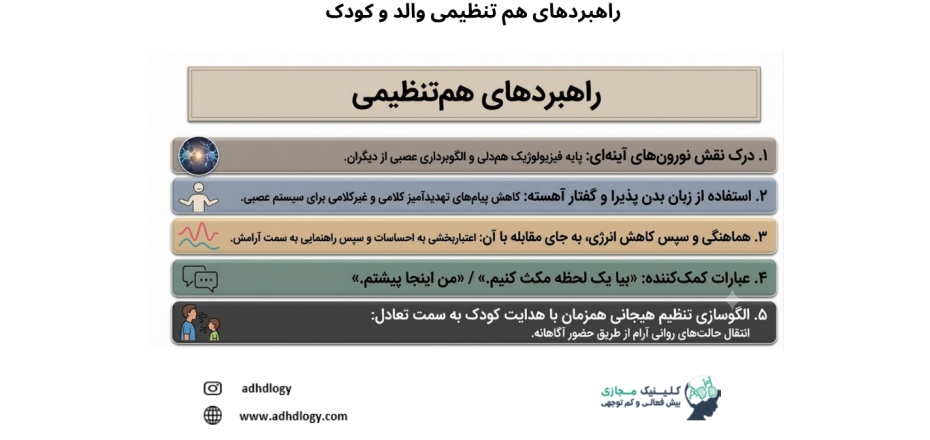 هم تنظیمی والد و کودک